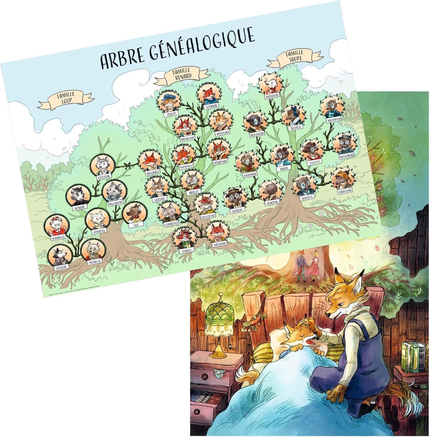 Mémoires de la forêt : Maxi-Puzzle collector (1000 pièces)