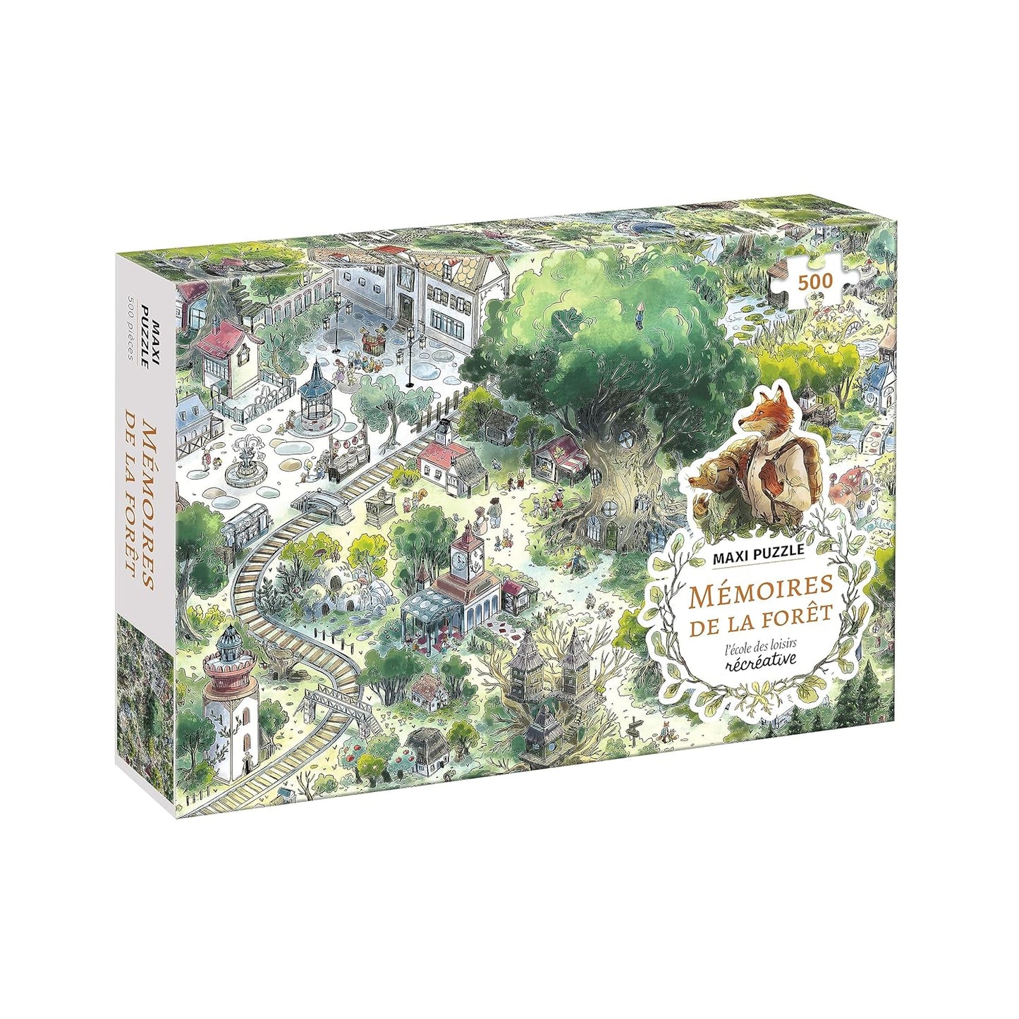 Mémoires de la forêt : Puzzle de Bellécorce (500 pièces)