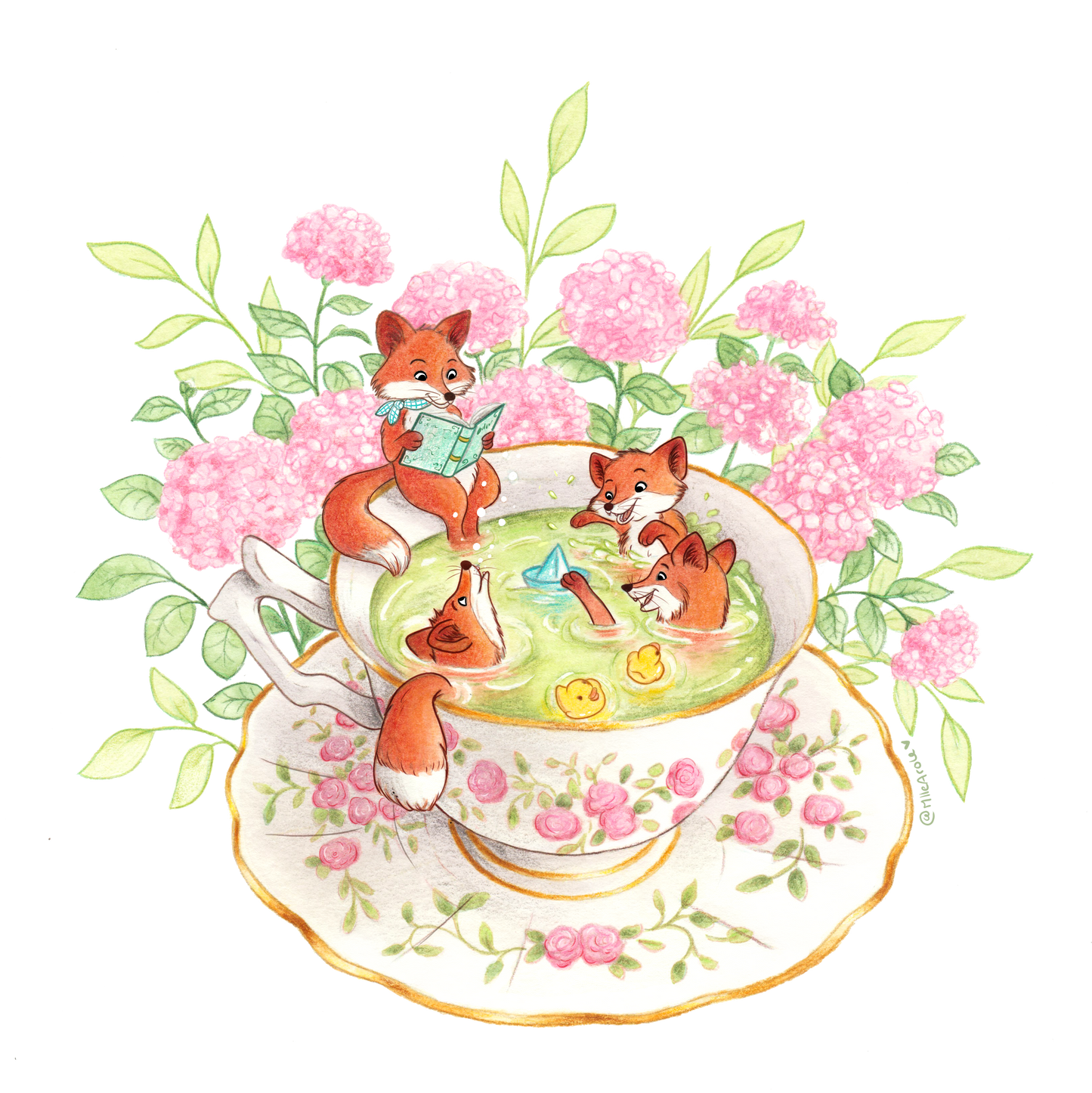 Sac en tissu - Un printemps au Renard Café