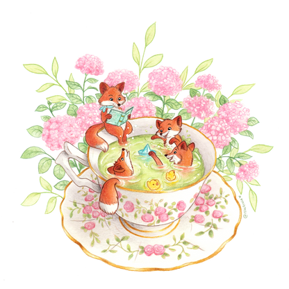 Sac en tissu - Un printemps au Renard Café